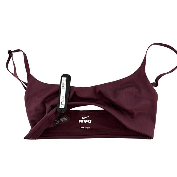 Nike Skims Matte Women's Currant Micro Scoop Bra Size M - Picture 8 of 10